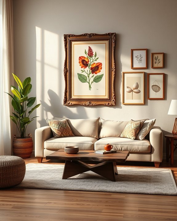 timeless vintage print decor