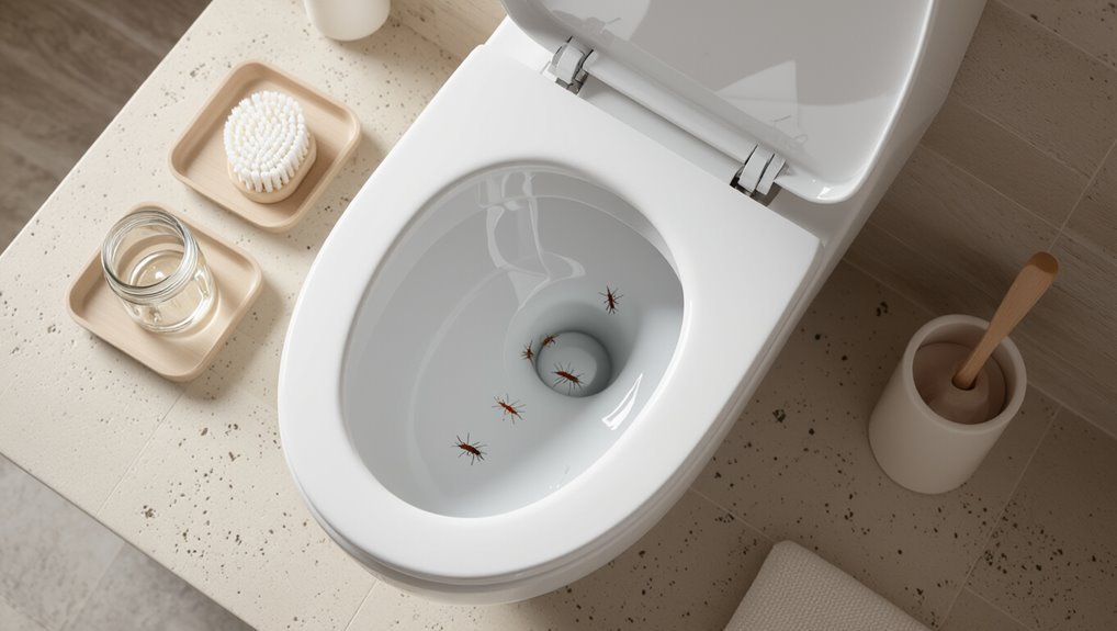 toilet drain fly larvae