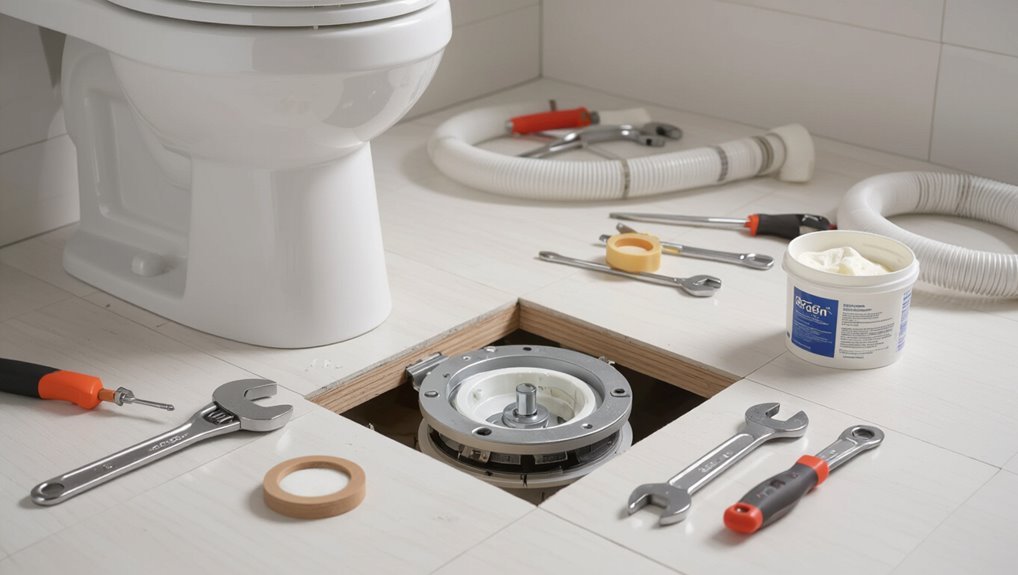 toilet drain installation considerations