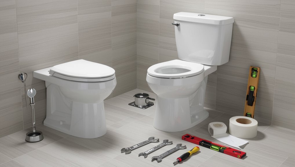 toilet installation step by step