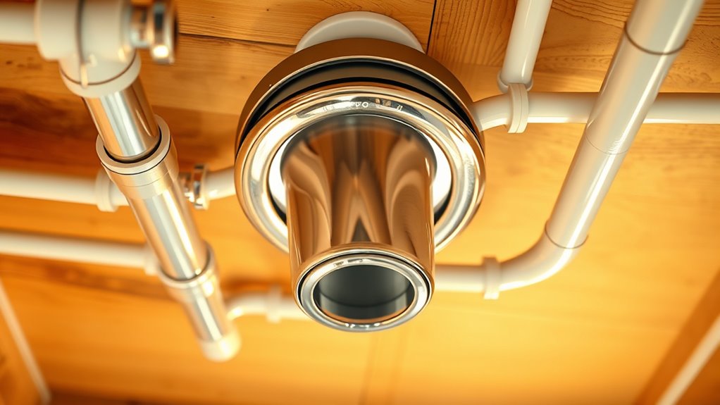 toilet vent pipe location