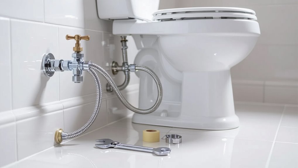 toilet water connection diagram