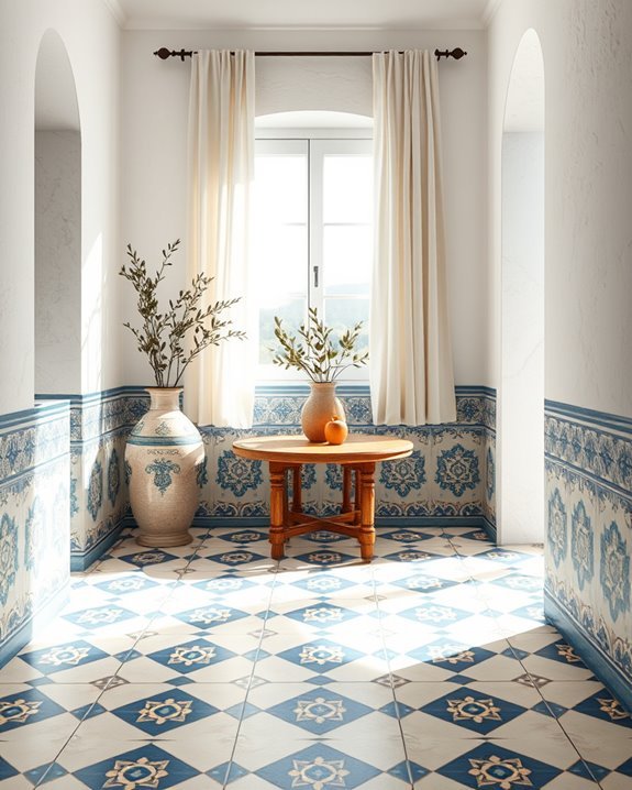 traditional greek tile beauty
