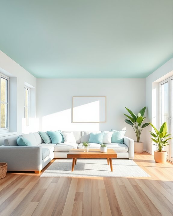 tranquil aqua ceiling choice