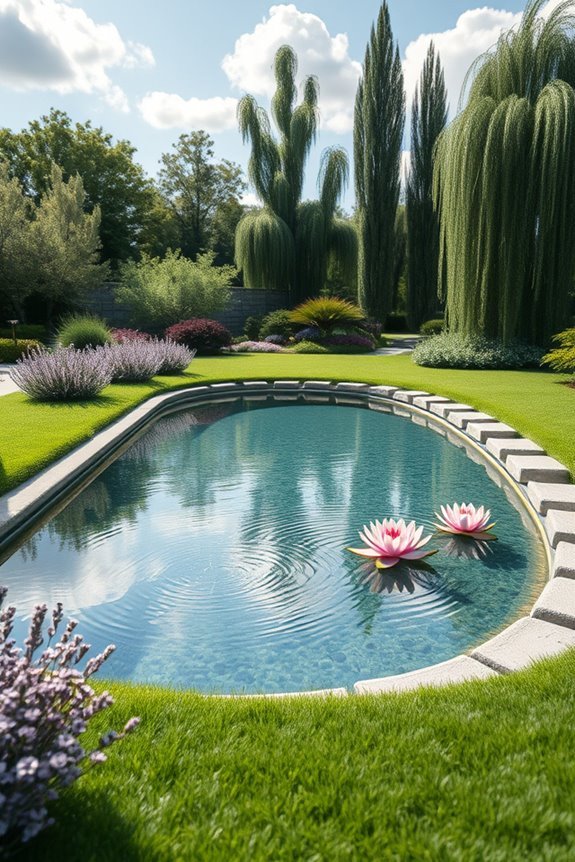 tranquil backyard water retreat
