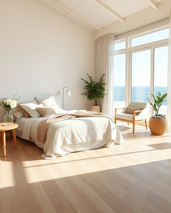 tranquil beach inspired bedroom retreat