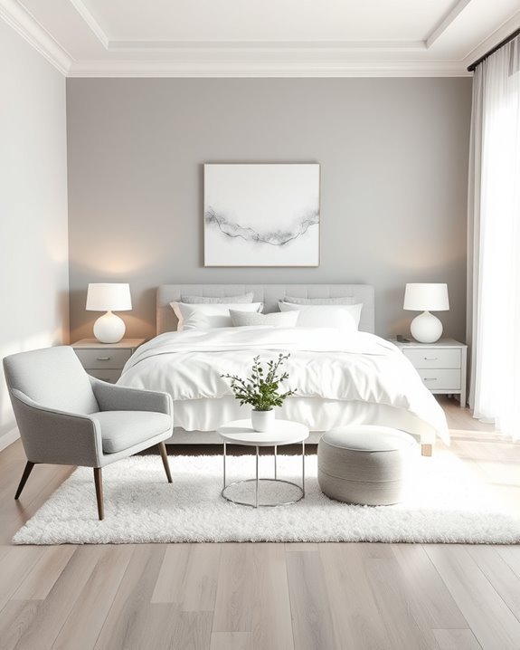 tranquil ethereal grey retreat