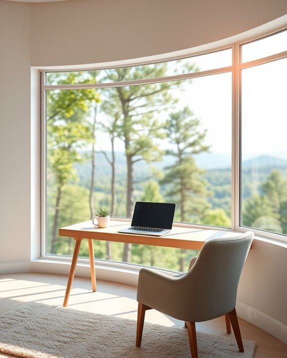 tranquil home office retreat