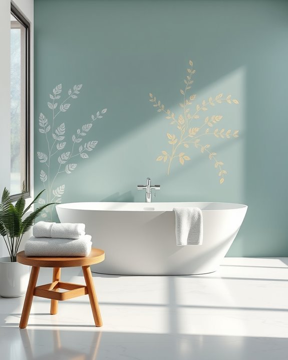 transform bathroom with decals