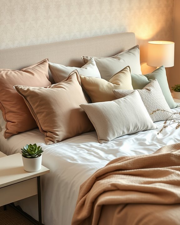 transform bedroom with pillows