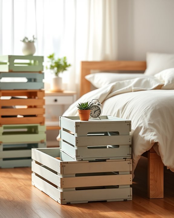 transform crates into decor