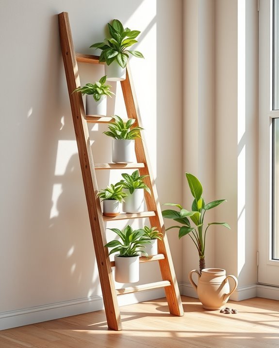 transform ladder into stand