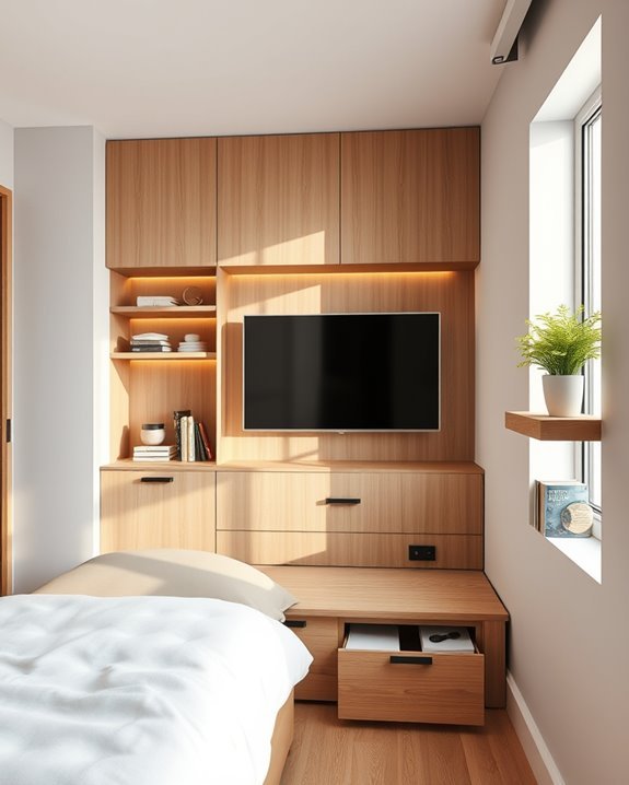 transform walls into storage