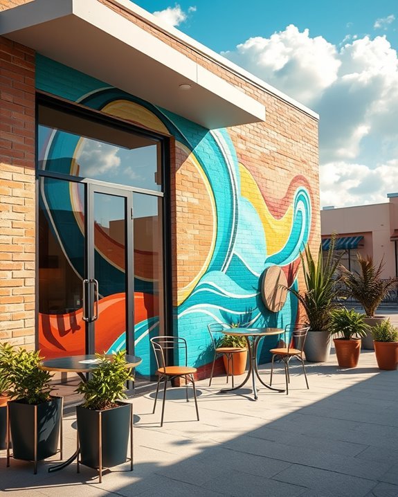 transformative artistic caf murals