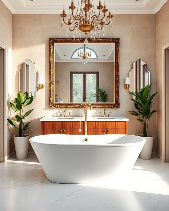 transformative bathroom mirror design