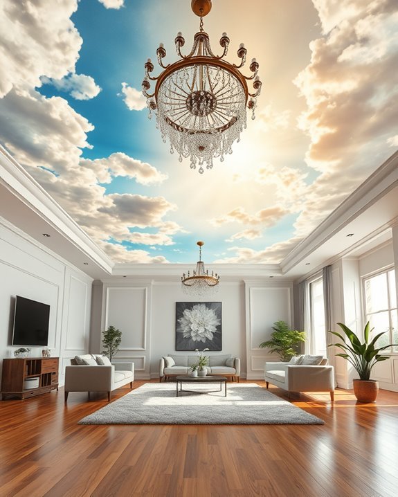 transformative painted ceiling murals