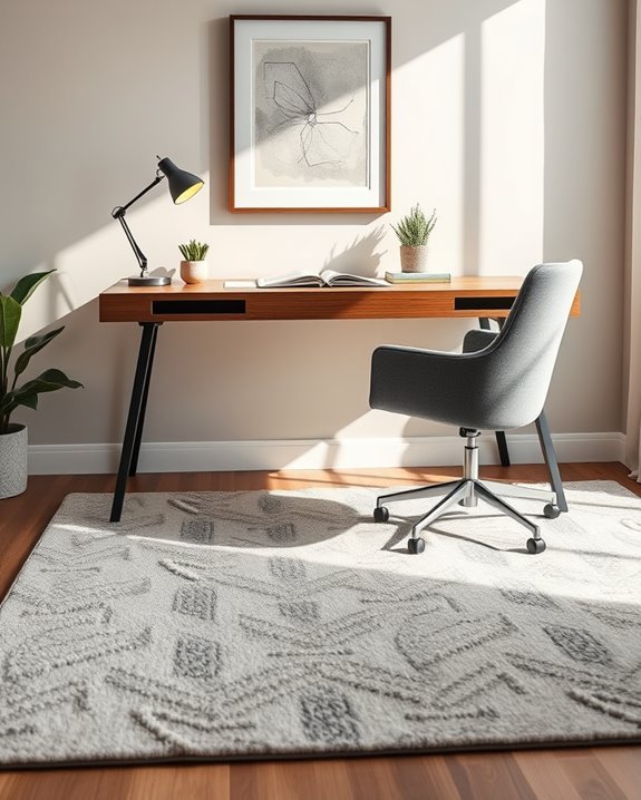 transformative rug workspace design