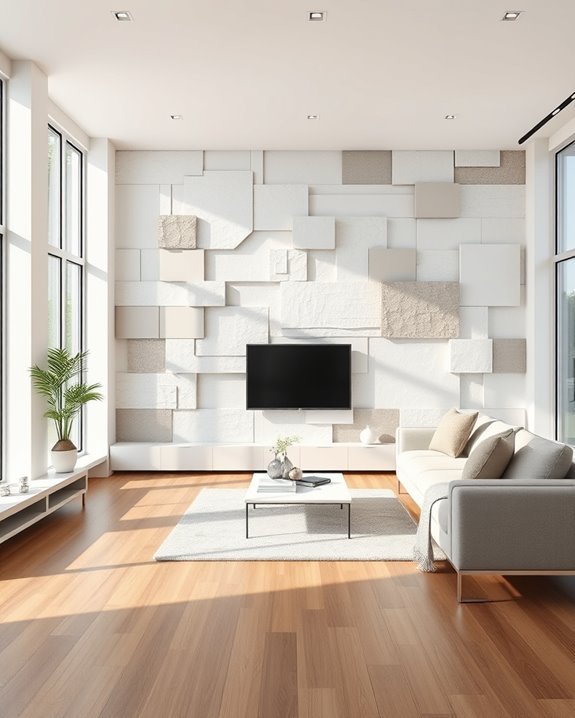 transformative textured accent walls