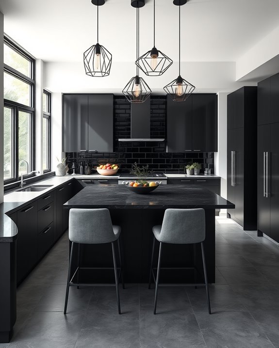 transformative unique black lighting