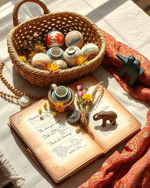 travel memories through souvenirs