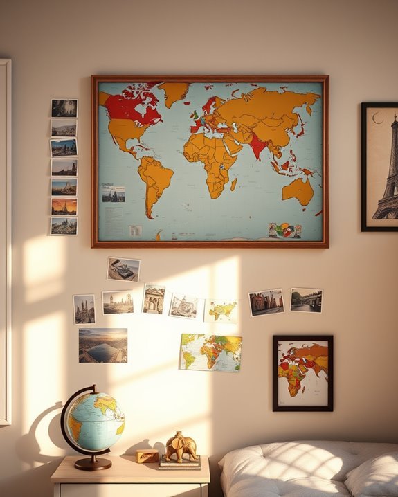 travel memories wall decor