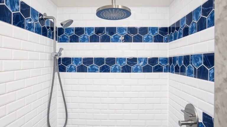 trendy bathroom shower tiles