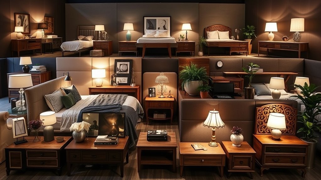 trendy bedside table designs