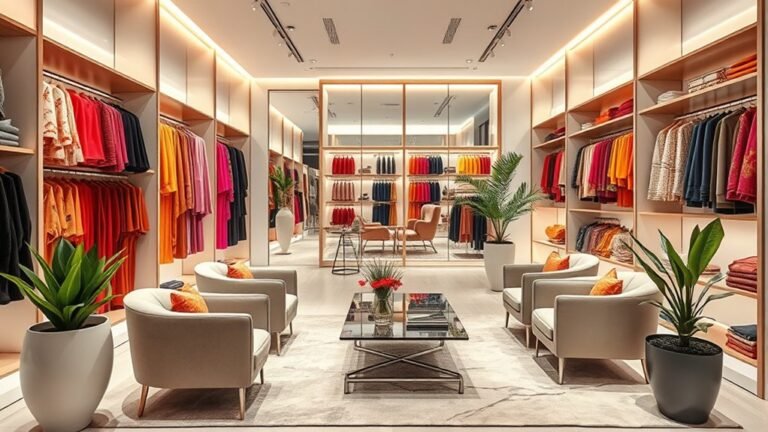 trendy garment shop interiors