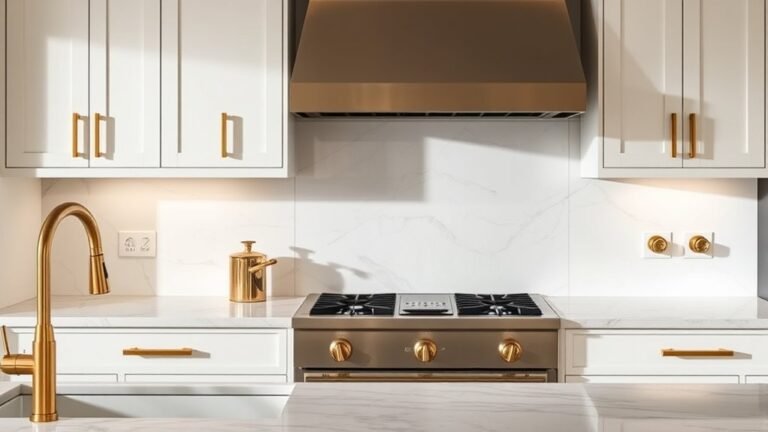trendy gold kitchen upgrades
