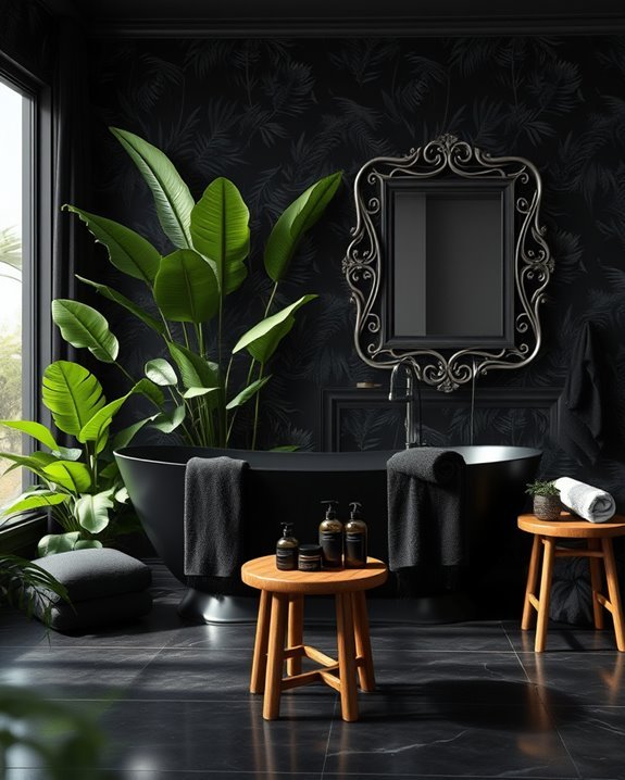 tropical oasis bathroom decor