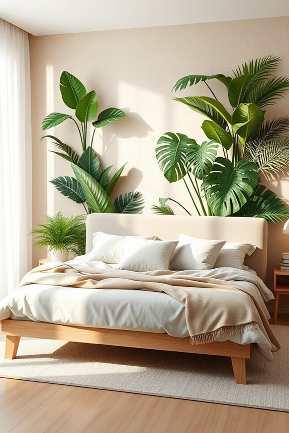 tropical plants enhance tranquility