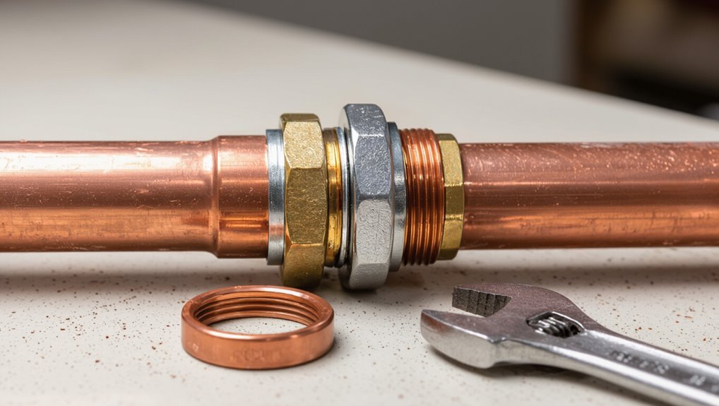 turn off water remove ferrule