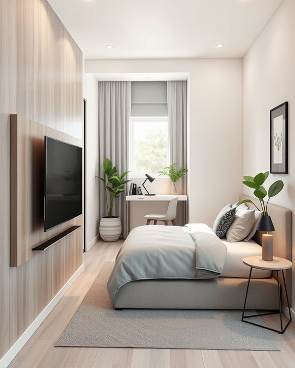 tv as stylish divider