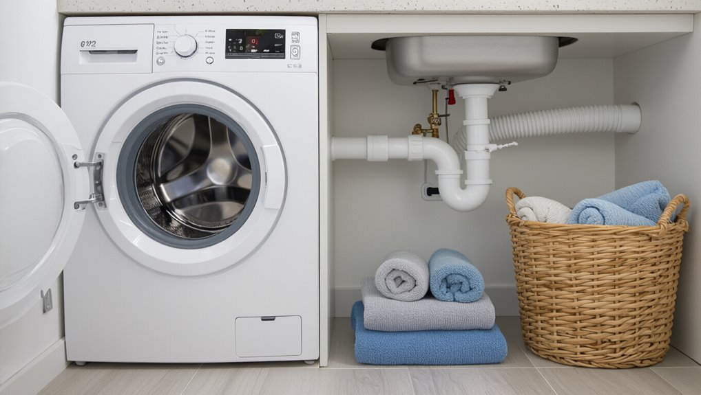 two inch washing machine drain