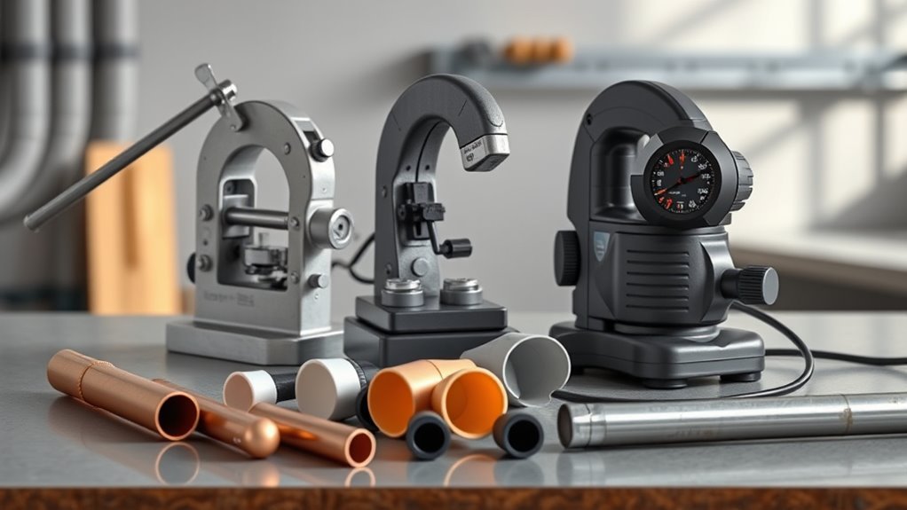 types of pipe benders