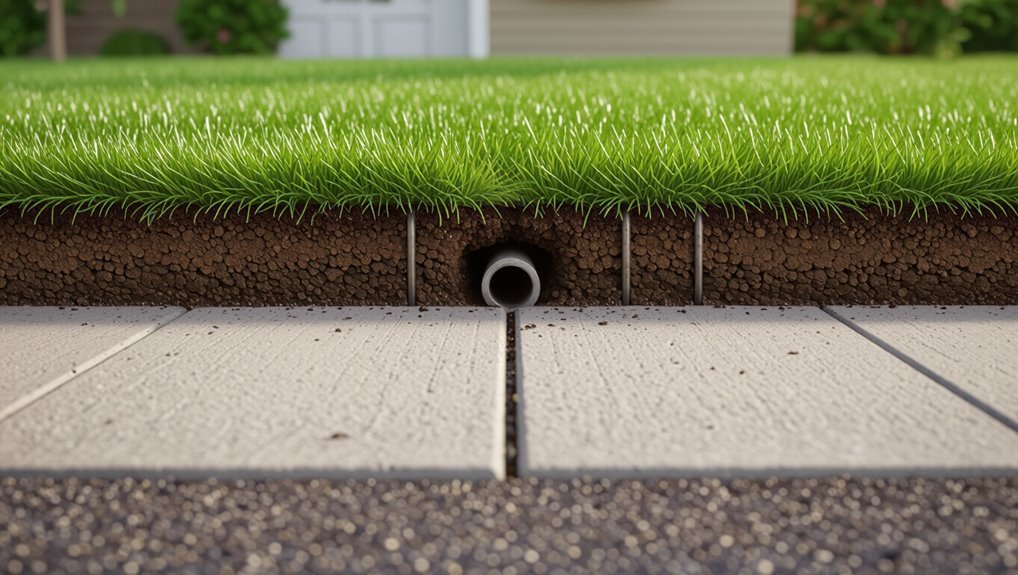 typical buried water depths