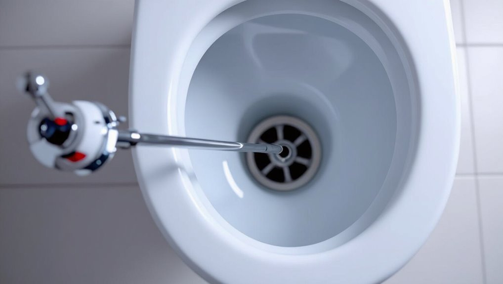 unclog toilet with tools