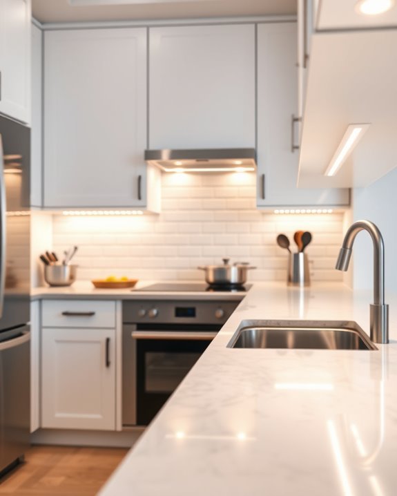 under cabinet led lighting installation