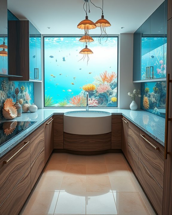 underwater kitchen decor ideas