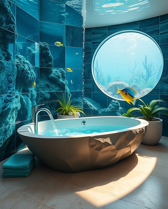 underwater tranquility bathroom design