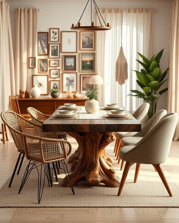 unique artistic dining tables