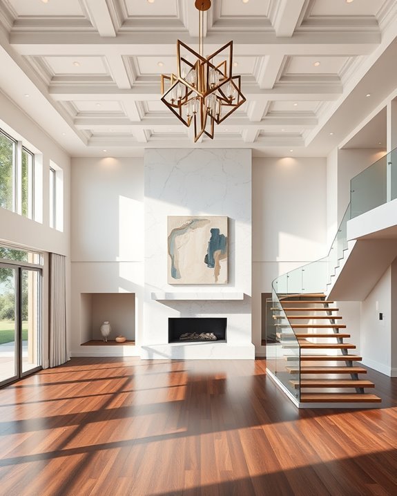 unique ceiling and niches