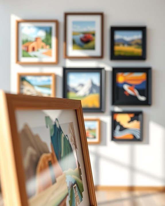 unique framed puzzle decor