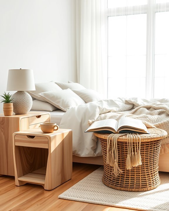 unique functional nightstands and tables