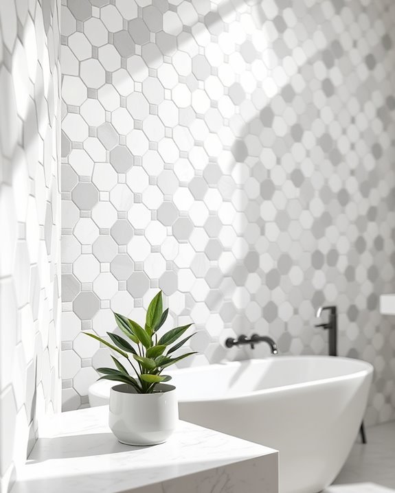 unique hexagon tile designs