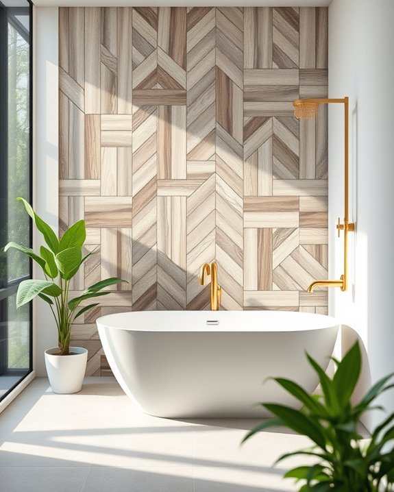 unique upcycled bathroom accents