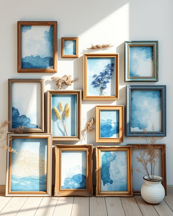 upcycled frames for decor