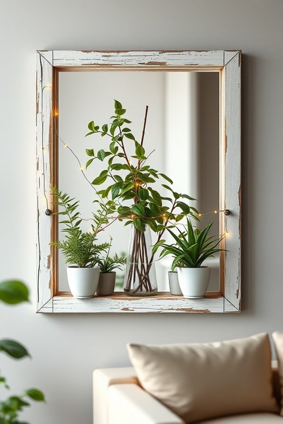 upcycled vintage window art