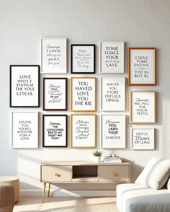 uplift with inspirational typography