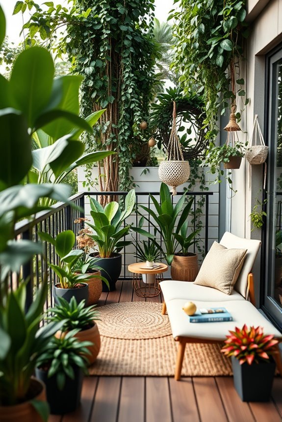 urban balcony plant oasis